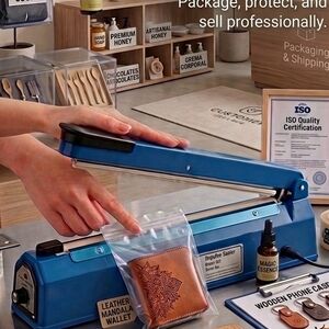 Blue Impulse Bag Heat Sealer - Home Storage Sealing Tool